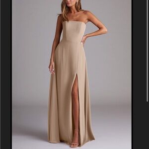 NWT Dear Cleo Strapless Dress